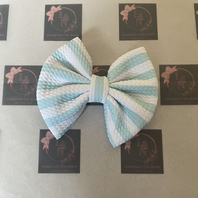 Blue &amp; White Stripes 