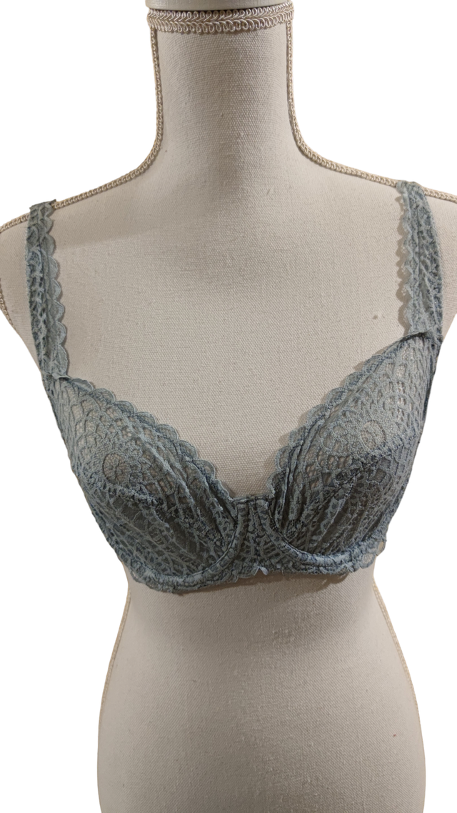 Soutien-gorge en dentelle bleu ciel 90C 