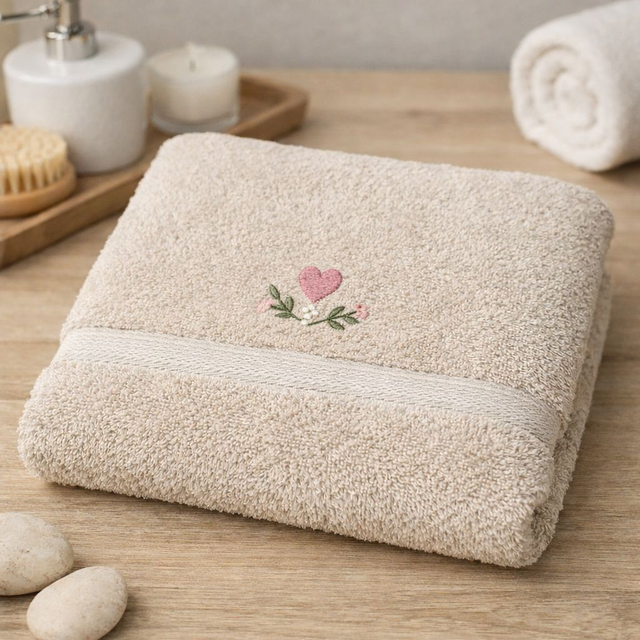 Serviette de Bain personnalisée - 100% Coton