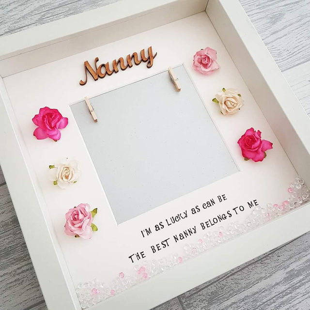 I&#039;m as lucky as can be Nanny frame | Gift for Nan, Grandma, Nana