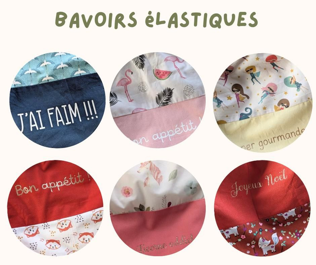 Bavoir enfant élastique