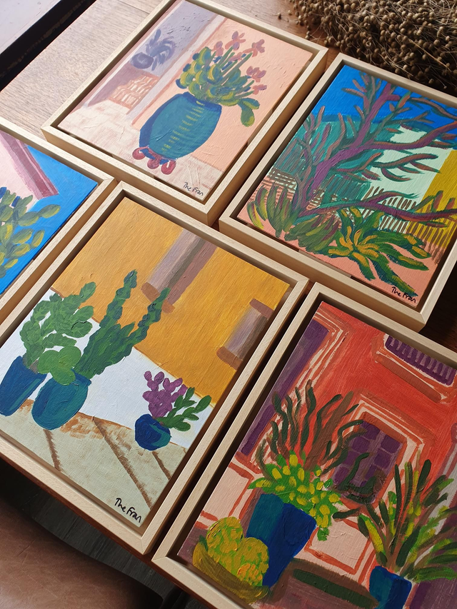 Urban Desert paintings 