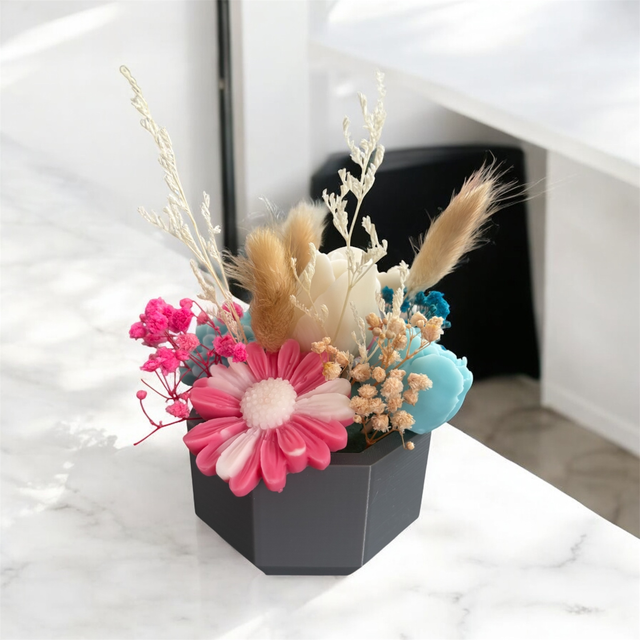 Composition florale fleurs éternelles 