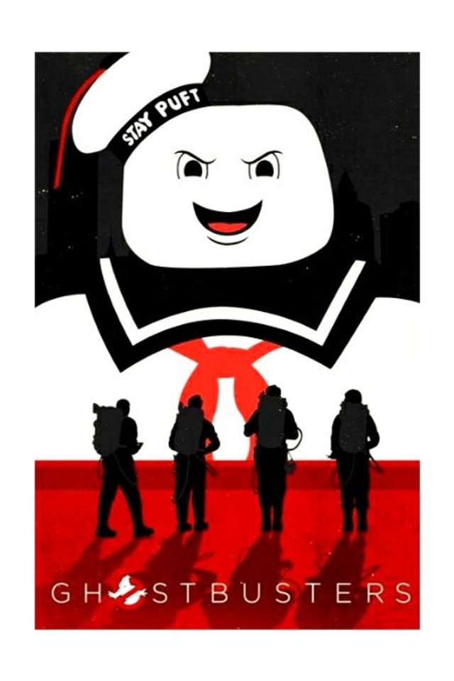 Ghostbusters Marsh Mellow Man Movies Art Print