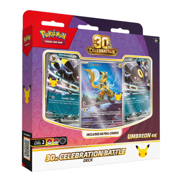Pokémon TCG: 30th Celebration - Battle Deck - Umbreon ex (toimitus vko 45) MAX. 1 kpl