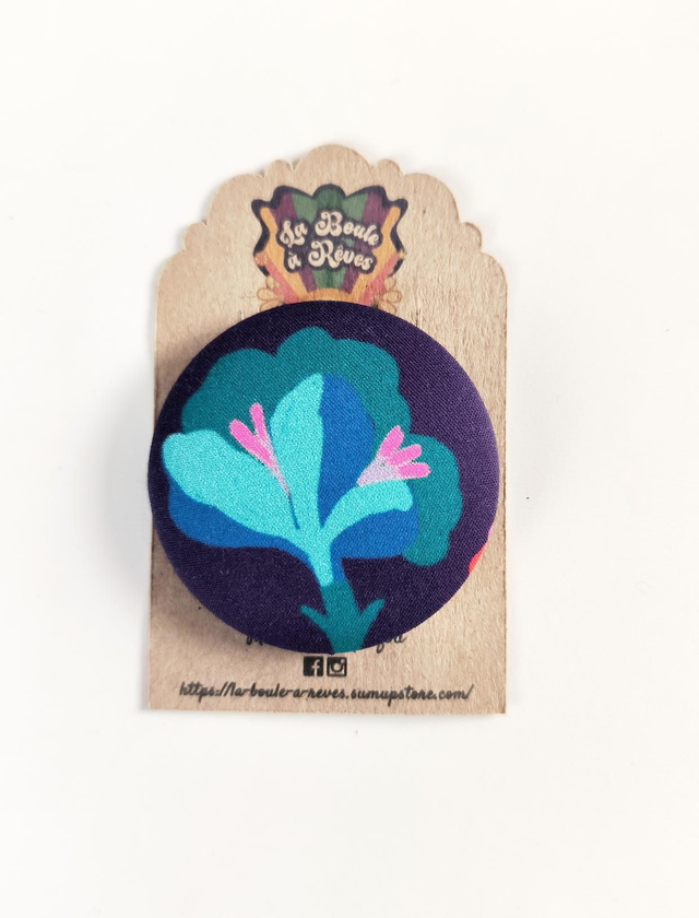 Broche tissu - T3