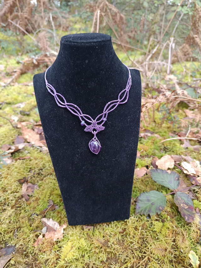 Collier Amethéa ( améthyste)