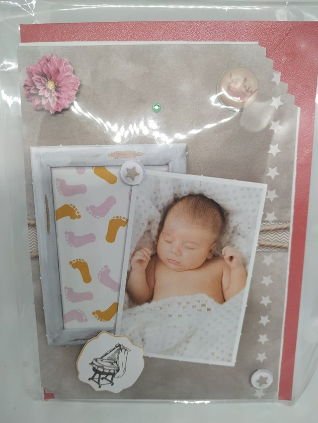 Carte de félicitations naissance   Fille N' 501