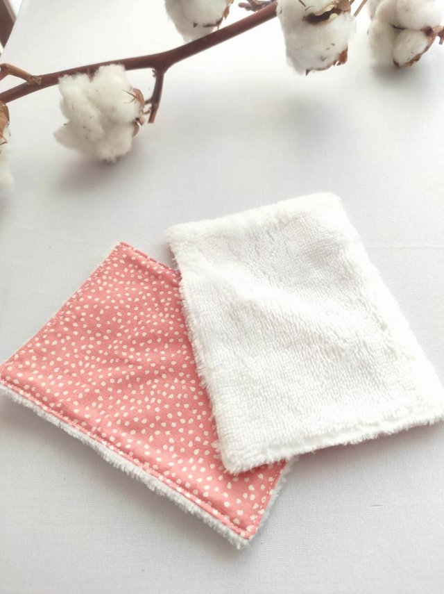 Panier jute et cotons assortis rose/blanc