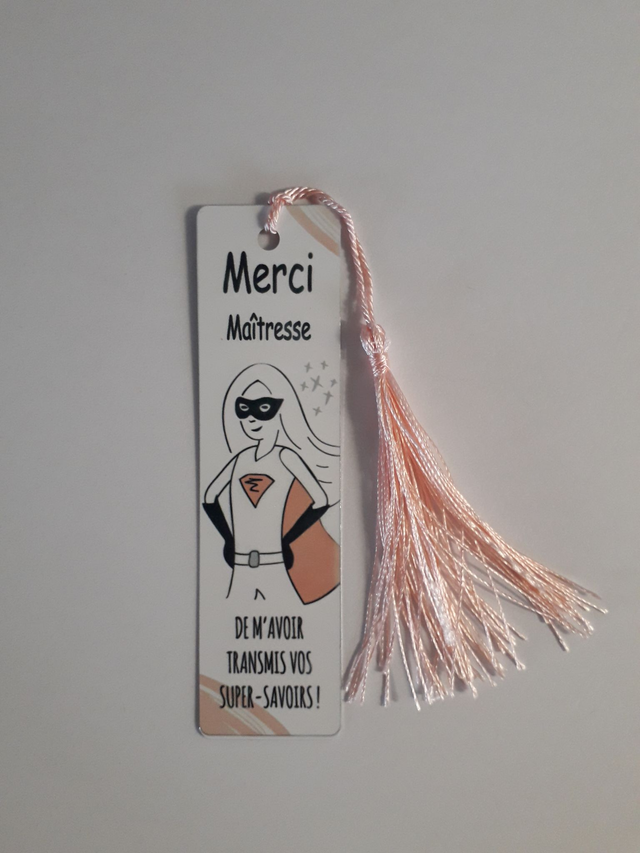 Marque page maitresse