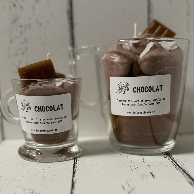 Bougie chocolat