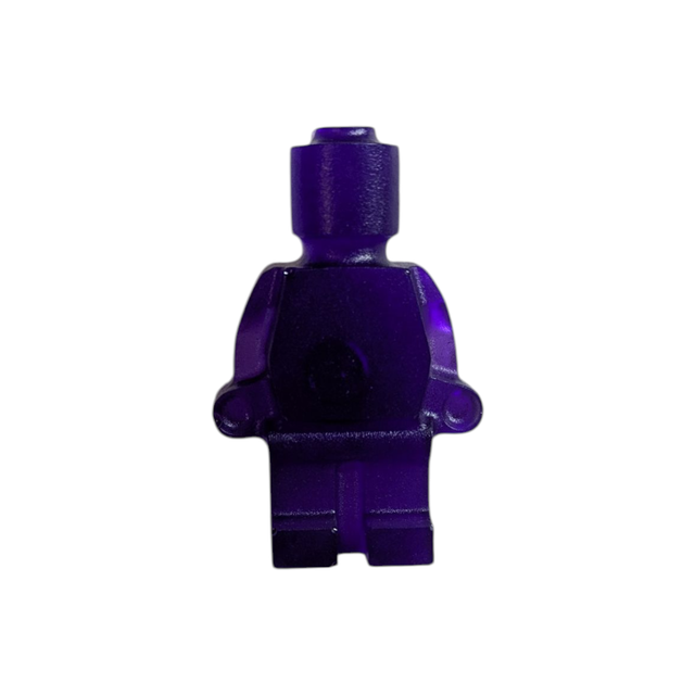Purple Lego Man Target Pin