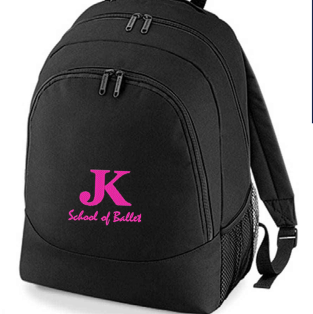 Personalised Large Ballet Backpack in Black