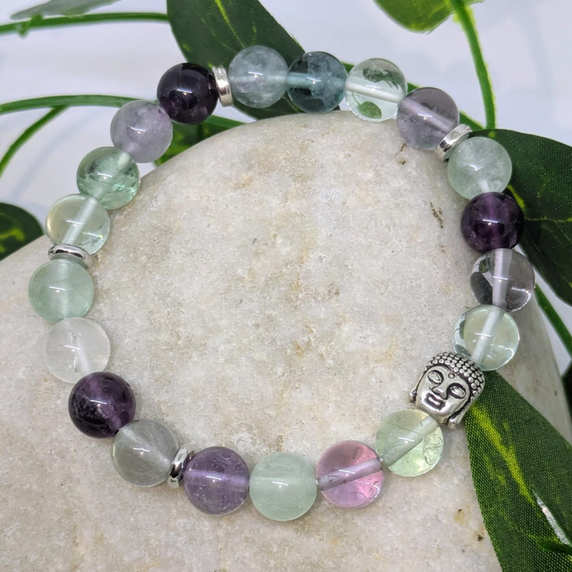 Bracelet &quot;Fluorite&quot; 8mm BR-080