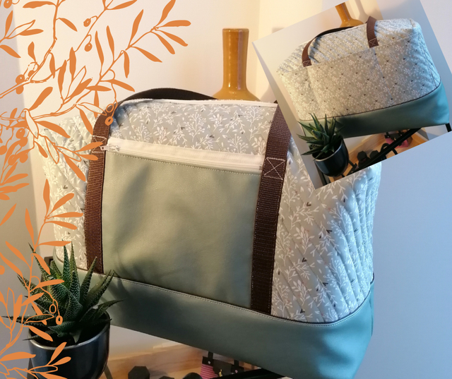 Grand sac matelassé