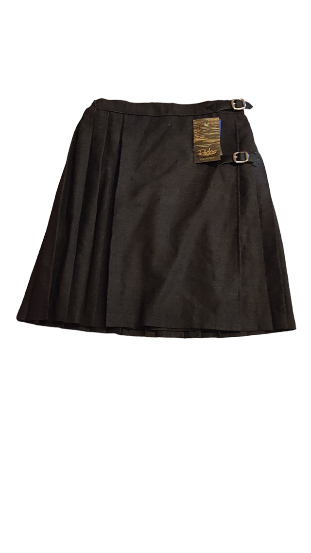 Jupe plissée grise foncé 12 ans (Rodas)