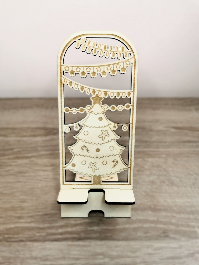 Support de téléphone Noël Sapin