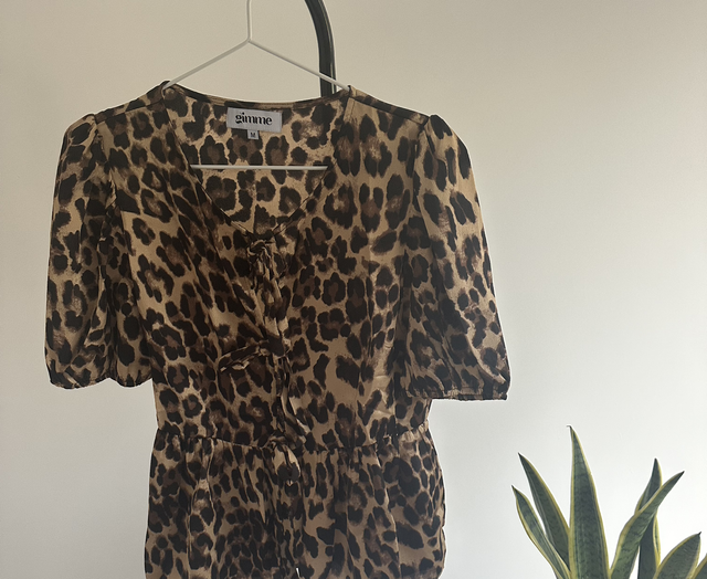 T-shirt strik panter 