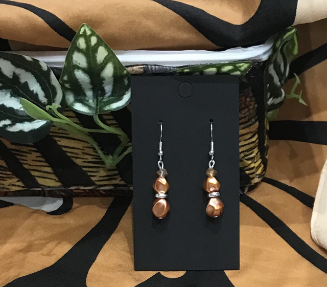 Brown Dangling Earrings- BDE03