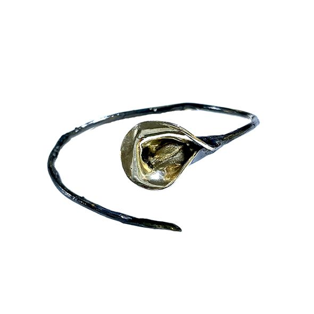 Bracciale Calla in argento scurito modello 0440