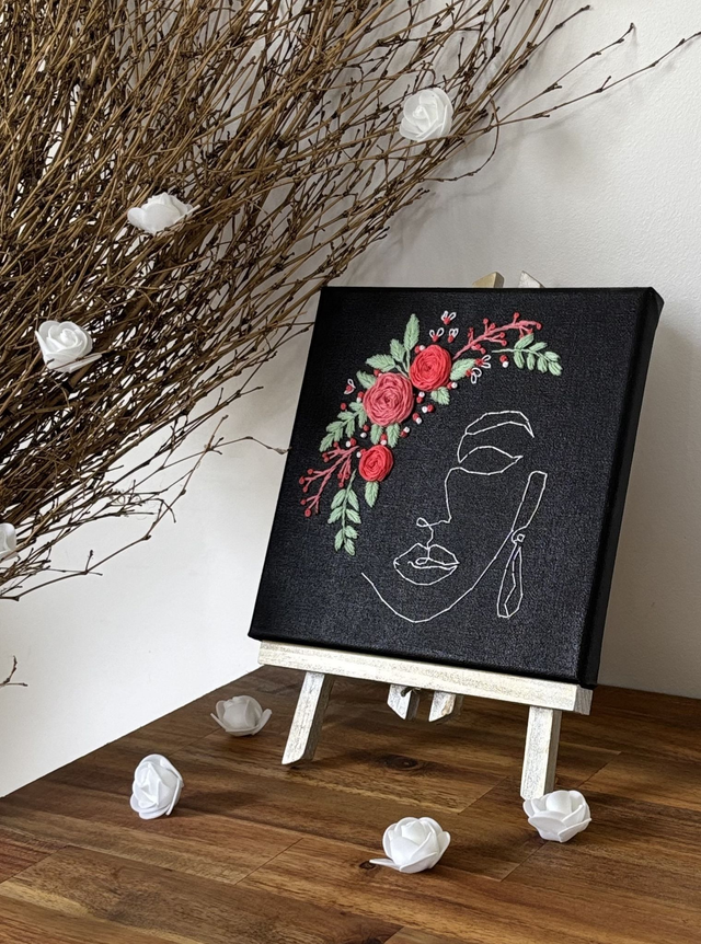 Kit broderie douceur florale 