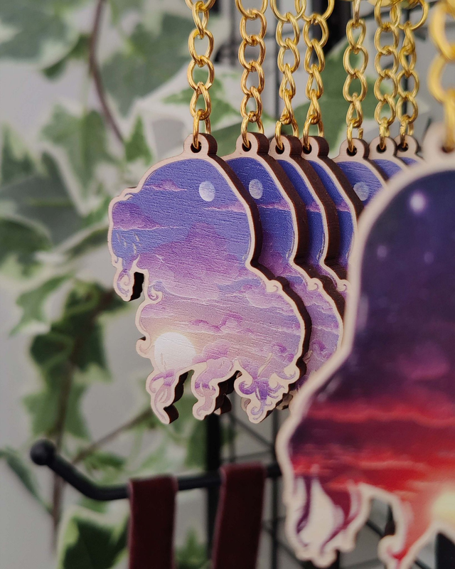 Porte-clé silhouette Aube