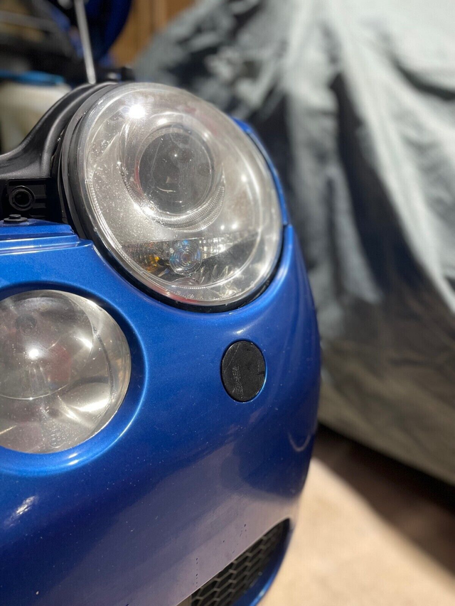 VW Lupo GTI Headlight Headlamp Washer Jets Cleaners Caps 3D Volkswagen