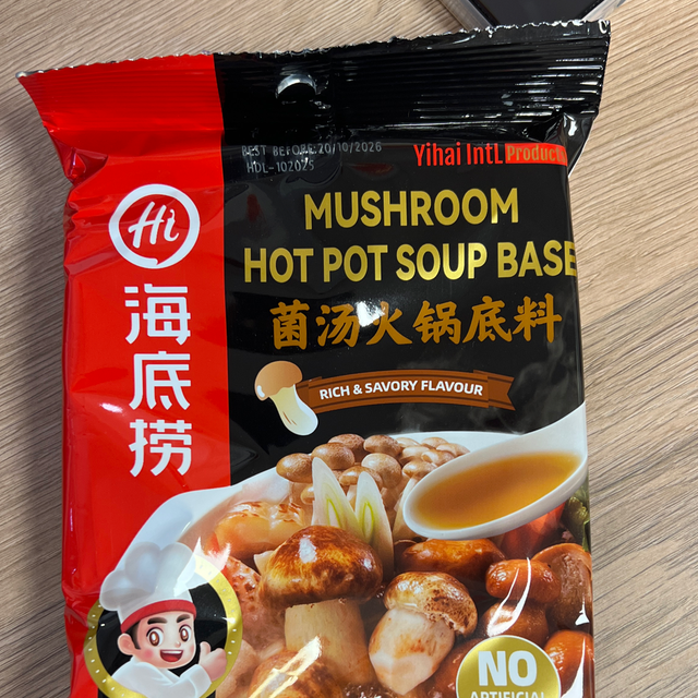 Haidilao mushroom hotpot