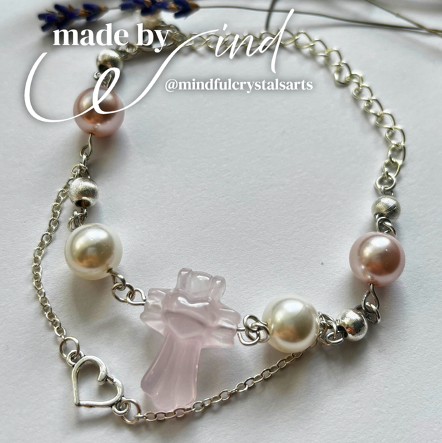Made by Wind: Spiritual ✧ Love Bracelet – Rose Quartz