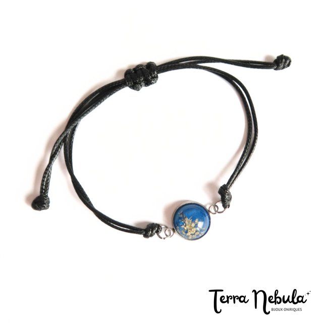 Bracelet cordon fleuri Délicatesse | BR04