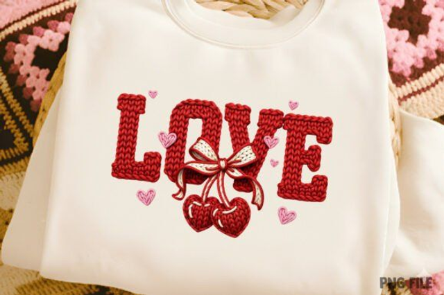 Love Faux Yarn Transfer