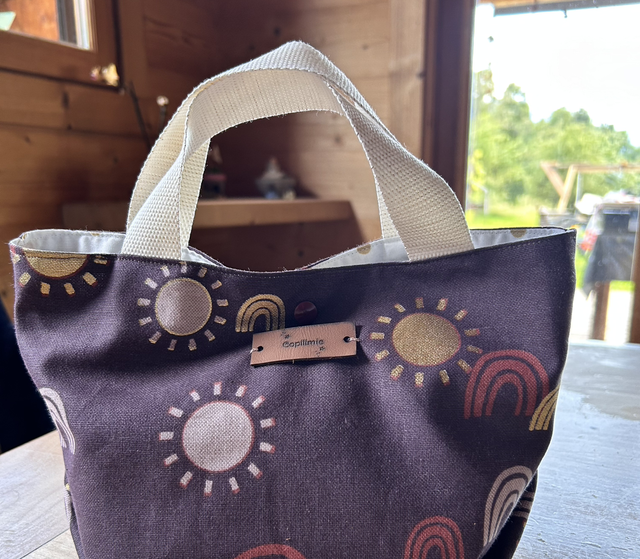 Sac origami « arc en ciel »