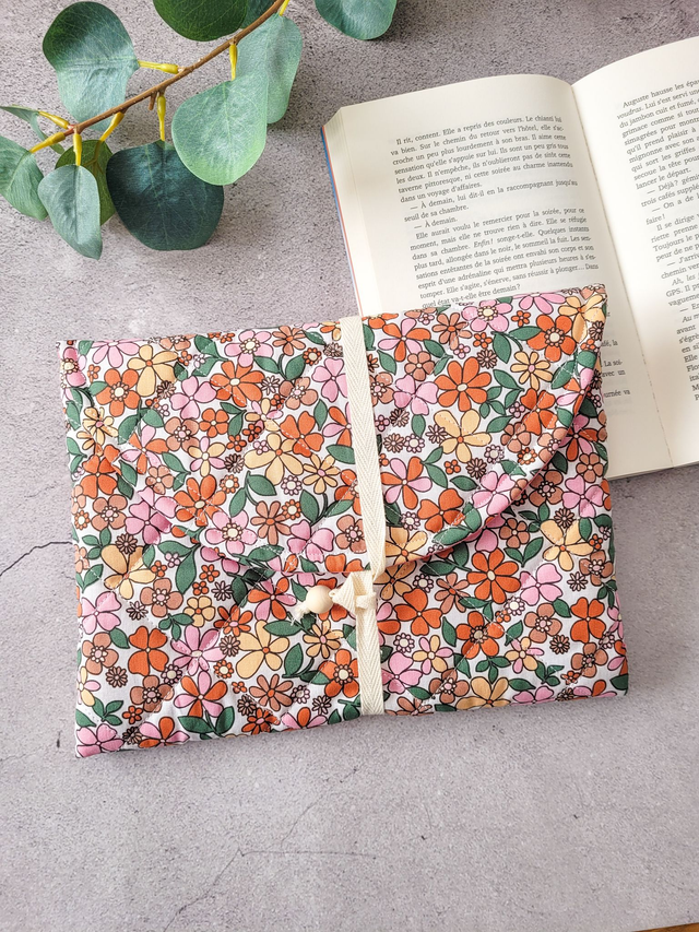 Pochette à livre Romy coton matelassé