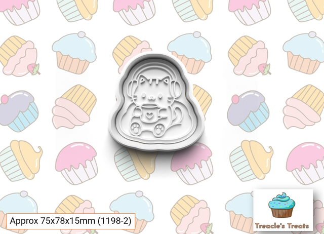 Cosy Gaming Fondant/cookie stamps with cutters (1098)