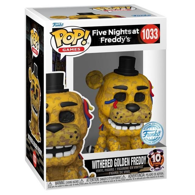 Funko POP! Five Nights At Freddy’s N° 1033 – Withered Golden Freddy