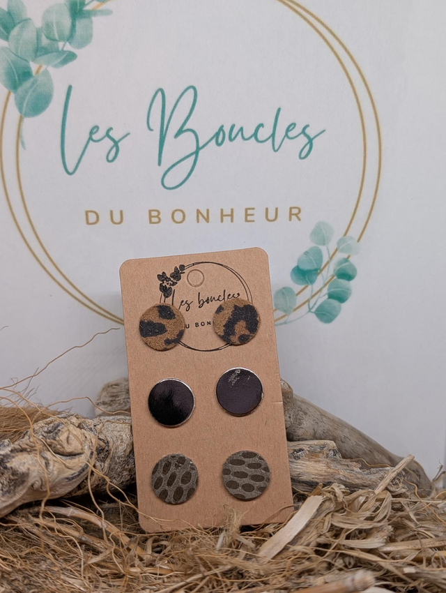 Lot de 3 paires de puces pu026