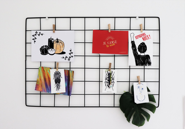 Linogravure A5 Citrouilles (avec ou sans aquarelle)