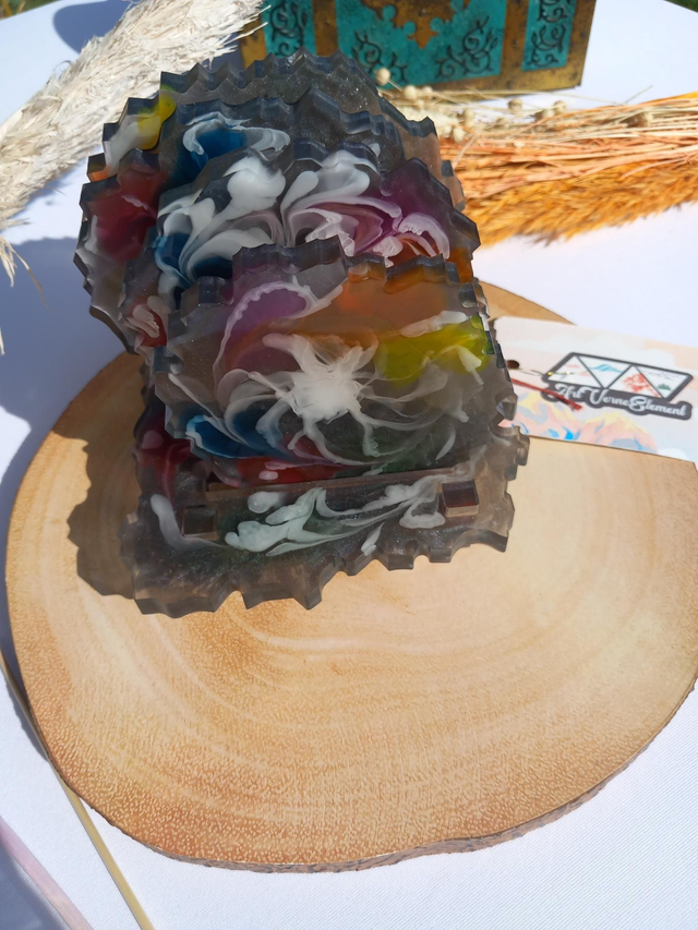 Dessous de verre color