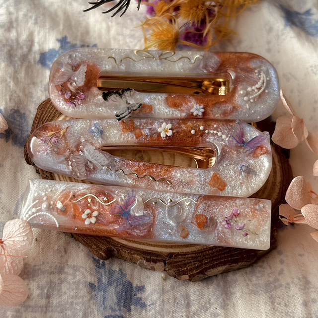 Pastel Hair Clips - Pack of 3 - Style 1 - Valentine’s Day Collection