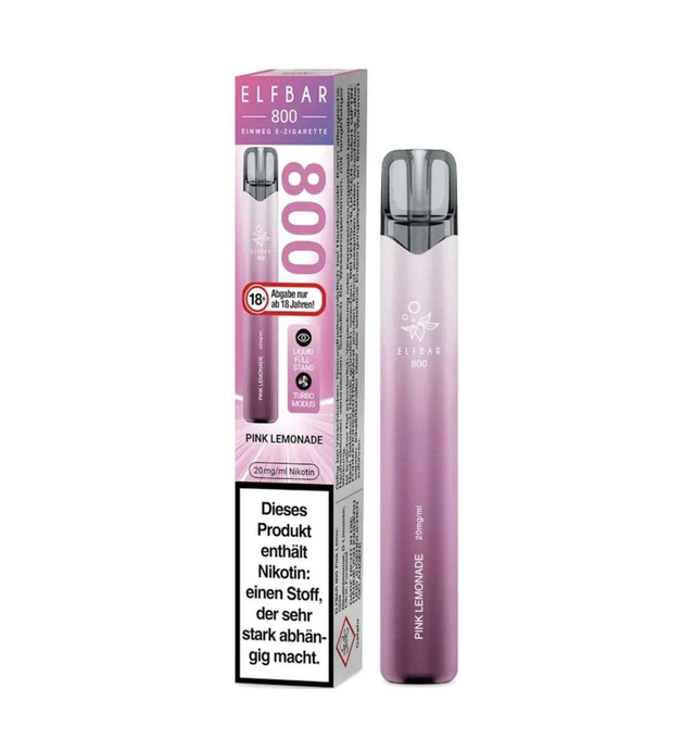 116 | Elfbar 800 Einweg E-Zigarette Pink Lemonade 20mg Nikotin/ml