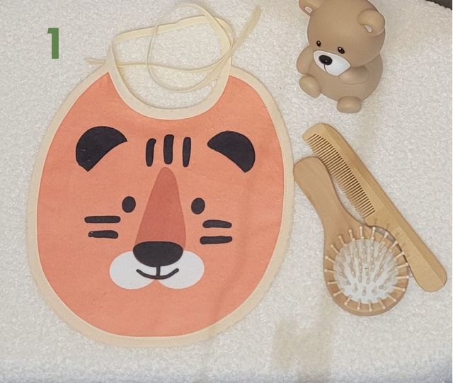 Bavoir liens Têtes animaux