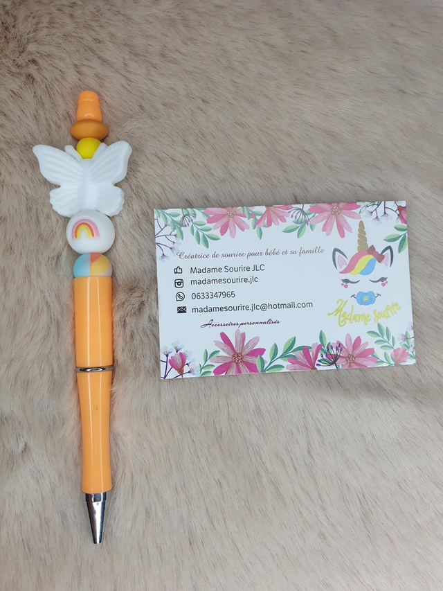 Stylo avec recharge Papillon 