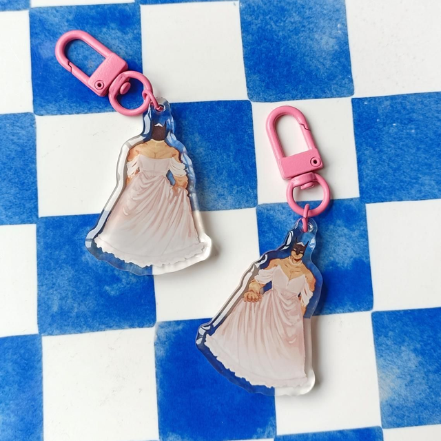 prettiest bat at the ball - acrylic keychain
