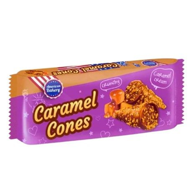 American Bakery Cones Caramel 112g