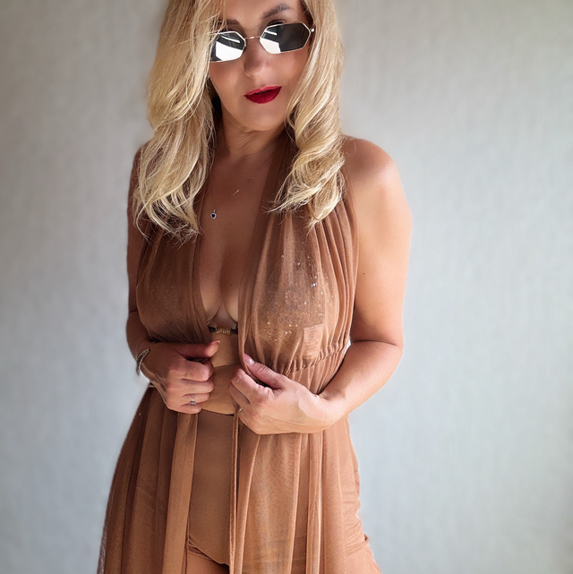 Beach Set Bronze Glow– Zweiteiler aus Hose & Oberteil