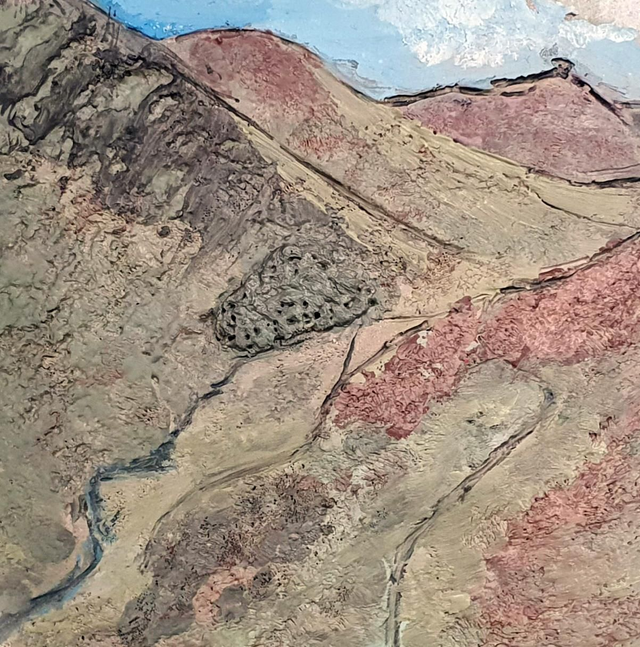 Between Skiddaw and Saddleback Lake District landscape greeting card