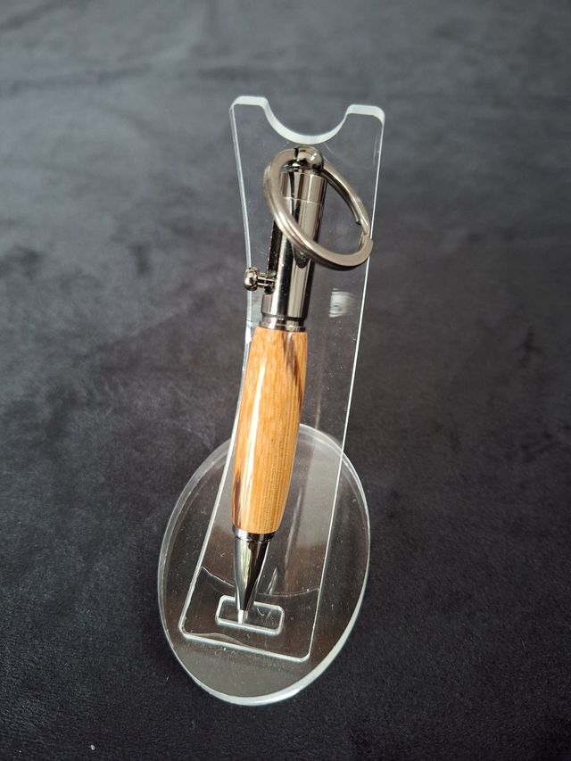 Porte clef stylo Colt en bois serpent