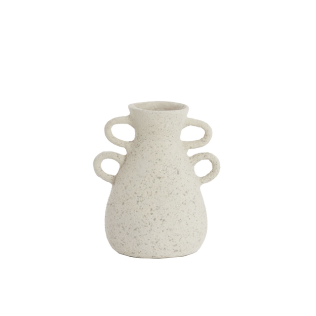 ZEPHAN matt cream vase 