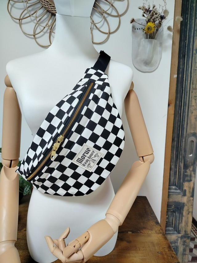 Sac banane M damier 