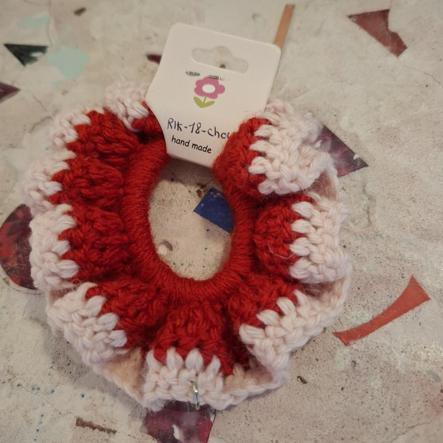 Rik-18 chouchou rouge rose 